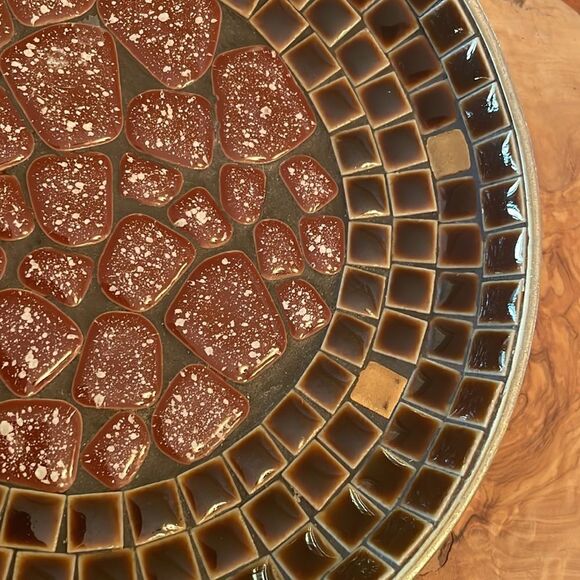 Vintage 1950's Mosaic Bowl - Picture 5 of 7